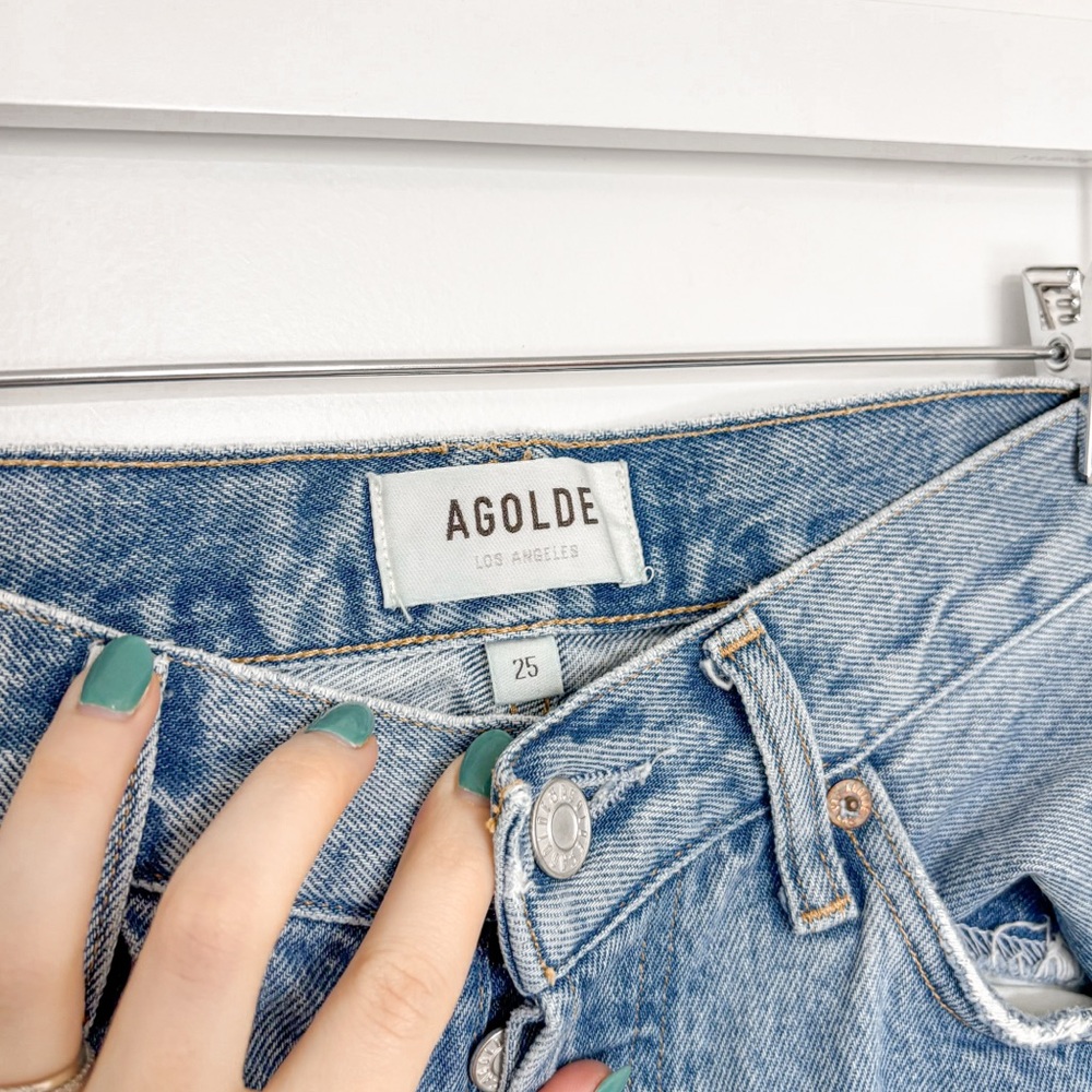 AGOLDE Mid Rise Relaxed Boot Jeans Wireless - Picture 7 of 10